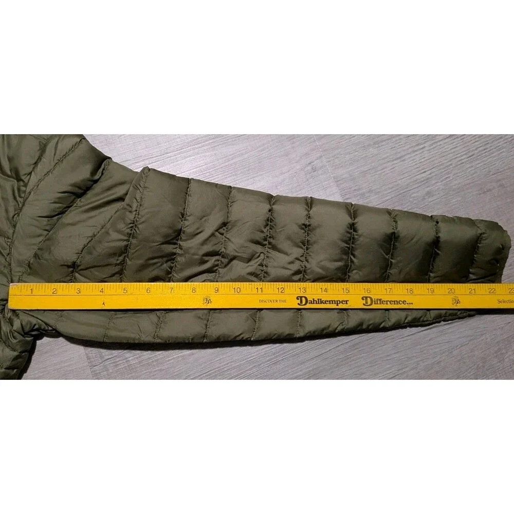 The North Face Flare 550 Down Puffer Lightweight Jacket Men's Size S Olive